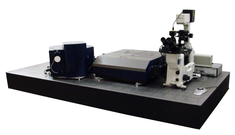 Centaur HR - integrated SPM and high resolution spectrometer, optical and confocal microscopes