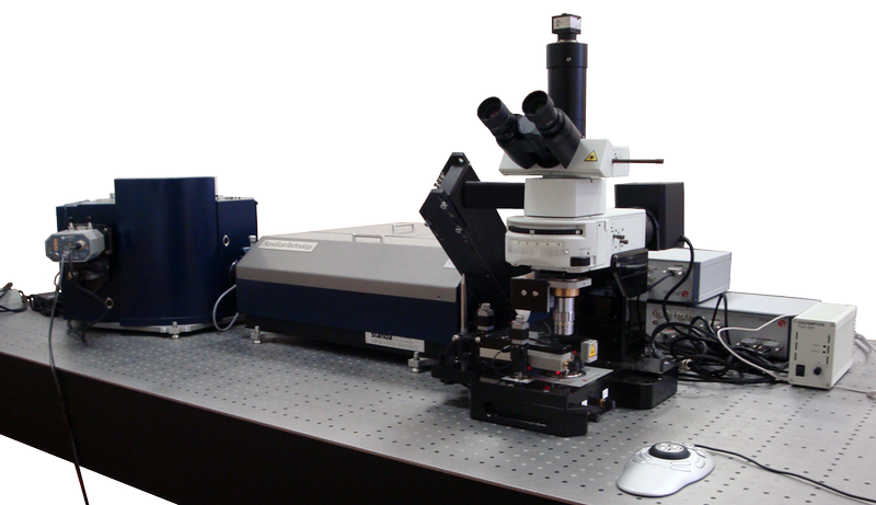 Centaur U HR - integrated SPM and high resolution spectrometer, optical and confocal microscopes